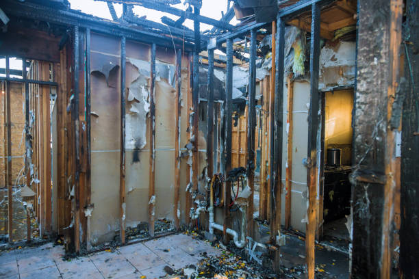 Professional Fire Damage Repair technician working in Glen Echo, MD